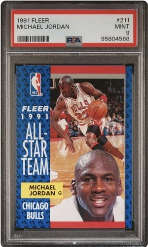 Jordan 1991 Fleer Jordan #211