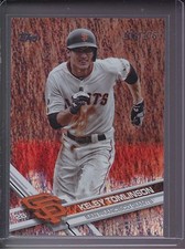 2017 Topps Factory Set Foilboard Parallel #510 Kelby Tomlinson 136/175 Giants