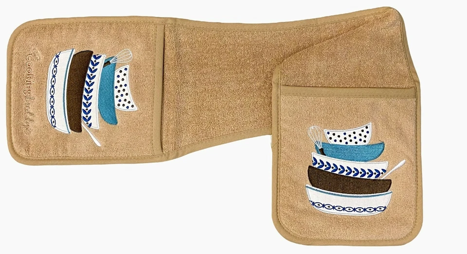 Cooking Buddy from Campanelli Products NEW QVC Over Shoulder Oven Mitt