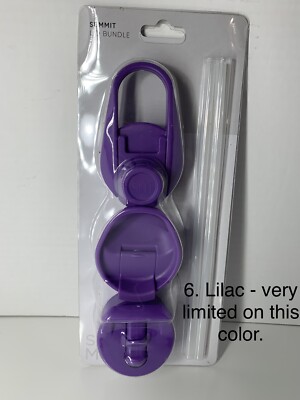 Simply Modern: Summit Water Bottle Lid Bundle, Three Pack w/ Handles & 2 straws