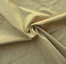 100% Cotton Canvas Woven Fabric by the Yard Beige 2/18