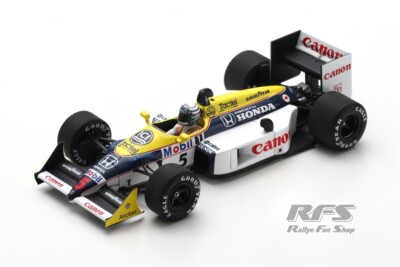 スパーク 1/43 ウィリアムズホンダ FW11B パトレーゼ 1987豪州GP Williams FW11B Honda Riccardo Patrese Formel 1 Australien 1987 1