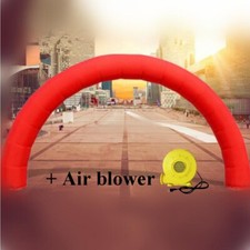 New Red Advertising Arch 20X10 Foot Color Advertis 7.5 ft with Air Blower