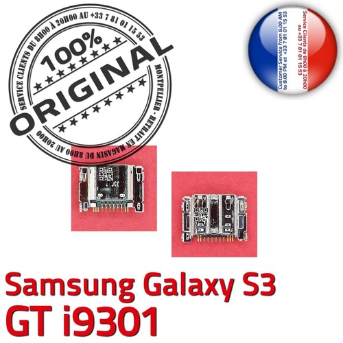 ORIGINAL Samsung Galaxy S3 GT i9301 Connecteur de charge à souder MicroUSB - Photo 2/3