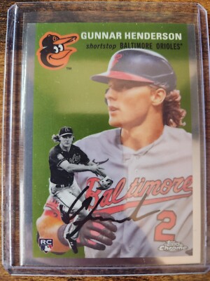2023 Topps Chrome Platinum Gunnar Henderson Image Variation Rookie 