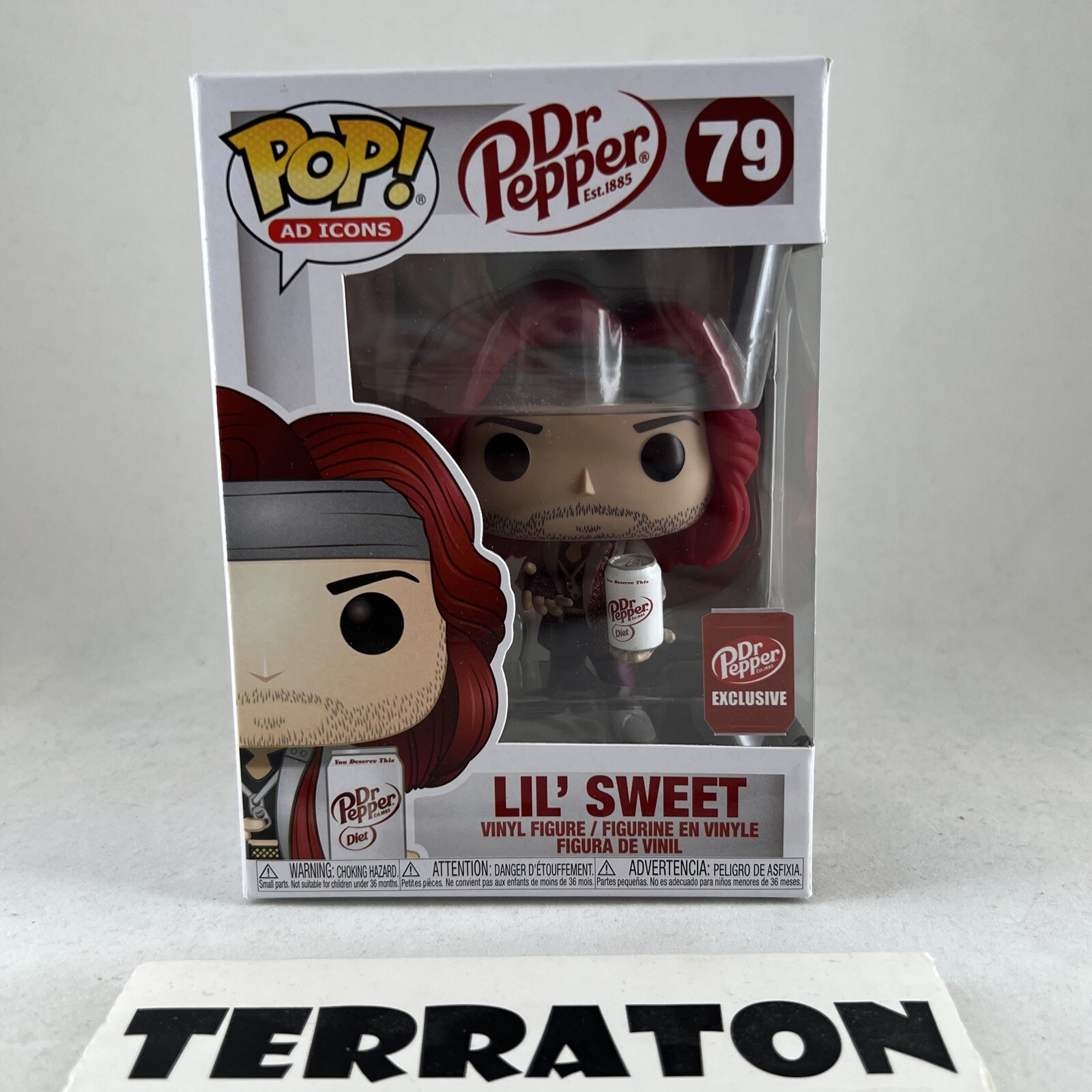 Sale Funko Pop! Lil' Sweet #79 Dr. Pepper Exclusive The Sweet One Ad Icons Vaulted