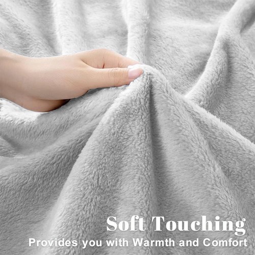 480 GSM Heavy Sherpa Fleece Blanket Soft Warm Sofa Bed Throw Faux Fur Blanket UK - Picture 123 of 132