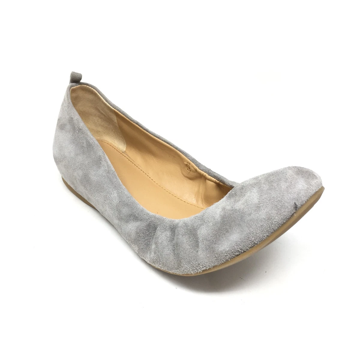 Gray ballet flats best sale shoes