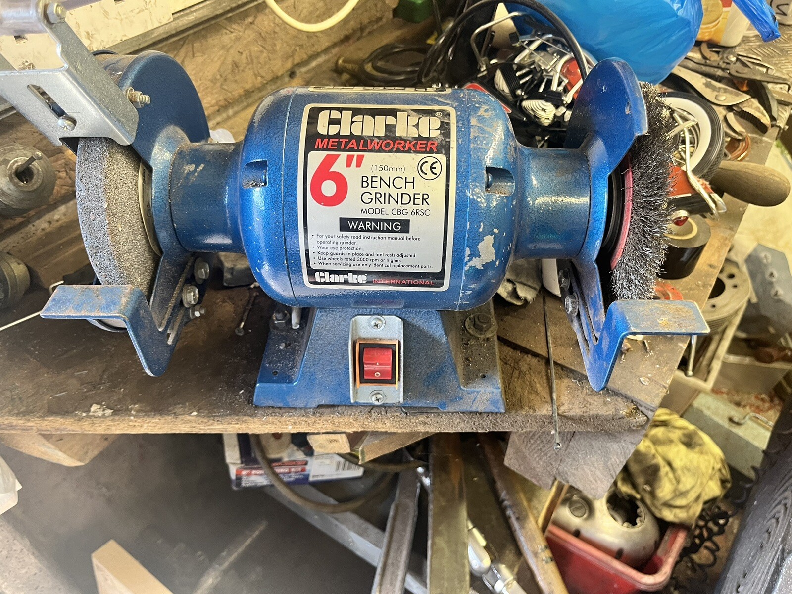 clarke bench grinder eBay