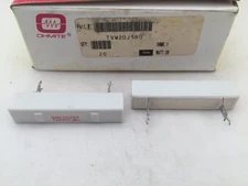 (5 pcs) TVW20J1R0 Ohmite, 20 Watt 1 Ohm 5%, Ceramic Housed Power Resistor