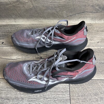 Saucony Ride 15 Charcoal/Ember Men display picture 1