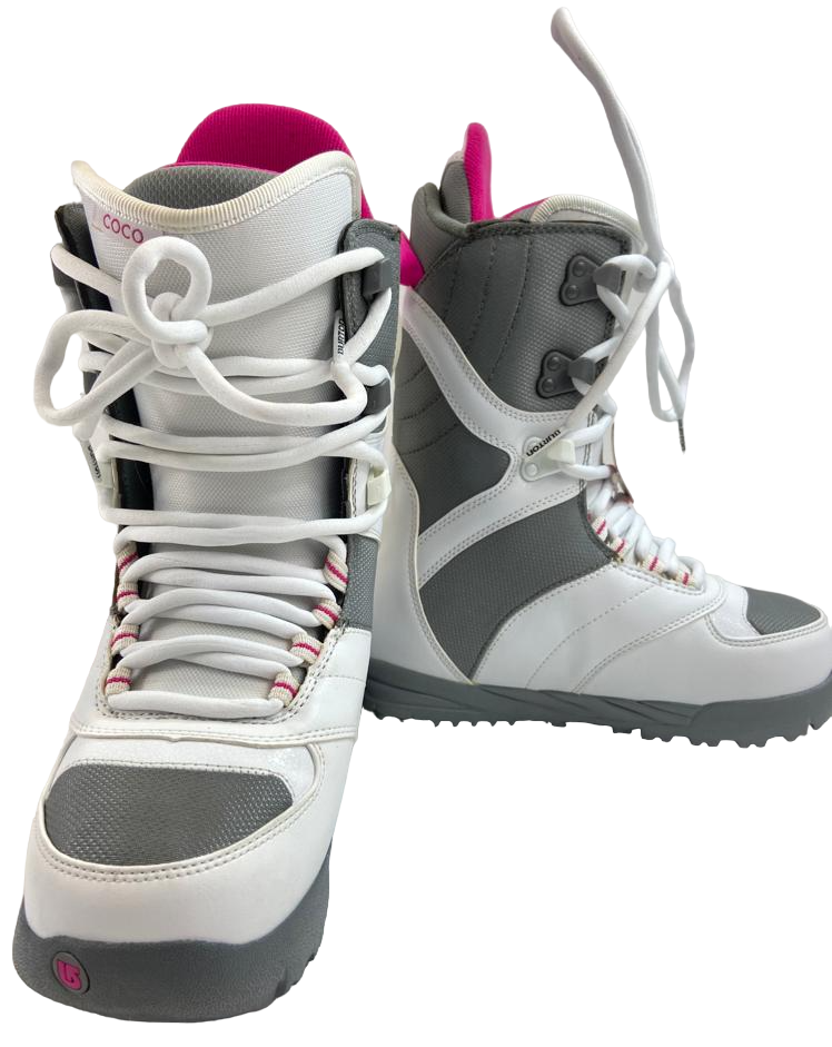 Burton Coco Women's Snowboard Boots Size 6 US - White/Gray | eBay