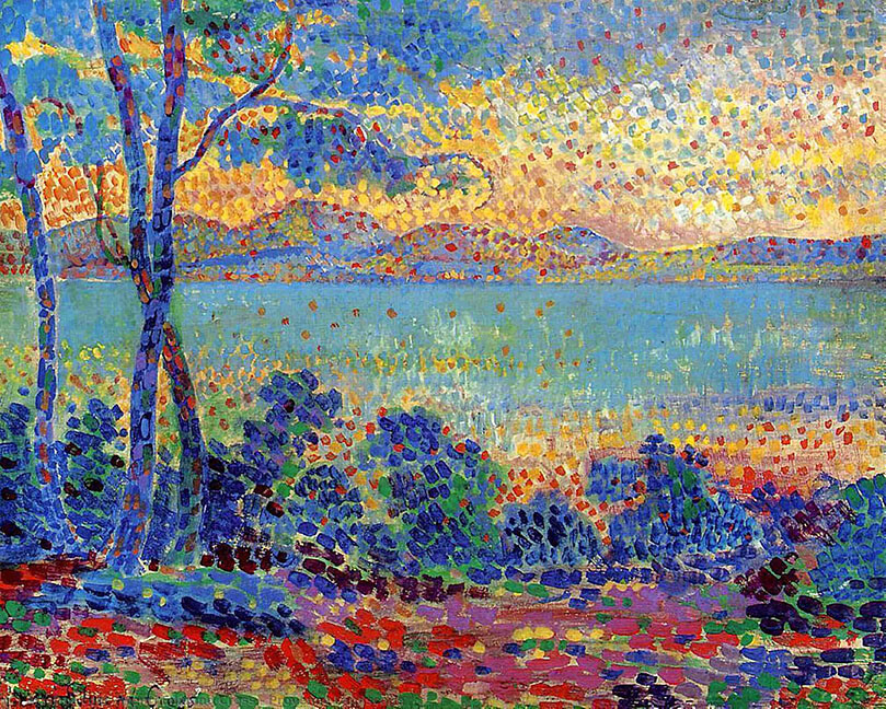 Provence Landscape : 1898 : Henri Edmond Cross : Archival Quality