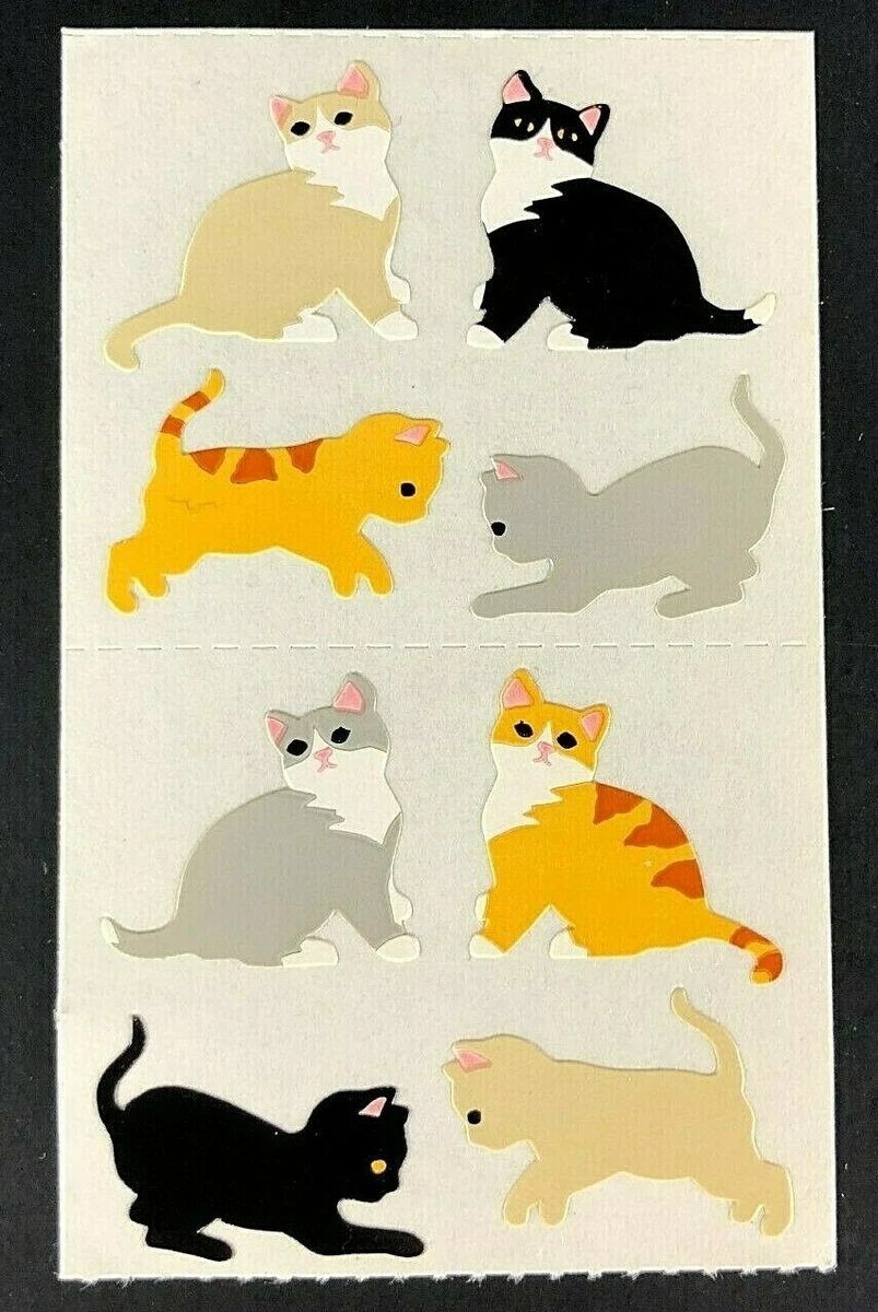 Sandylion 猫和小猫剪贴簿贴纸| eBay