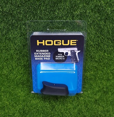 Hogue Kimber Micro 9 7-Round Rubber Magazine Base Pad Finger Rest - 39030