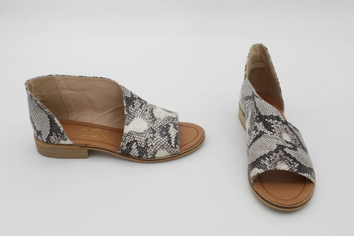 Ccocci Womens Adele Crocodile Pattern Slip on Flats Summer Size 6.5