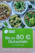 Original "HelloFresh Gutschein" bis zu 80 € Gutschein NEU!