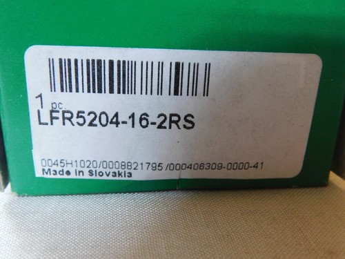 ROLLO RODANTE INA LFR 5204-16-2RS -NUEVO / EMBALAJE ORIGINAL- - Imagen 2 de 3