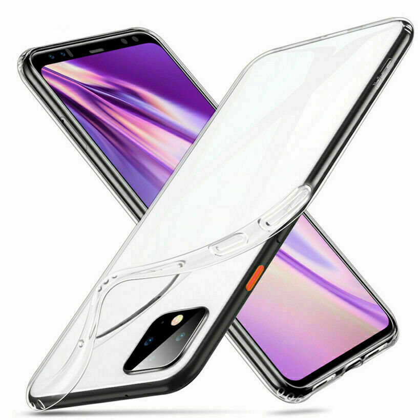 Slim Clear Soft Case Silicone TPU Phone Cover Skin For Google Pixel 4a  3a XL