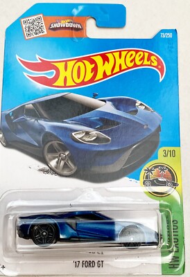 Hot Wheels 2016 HW Exotics '17 Ford GT 73/250, blau
