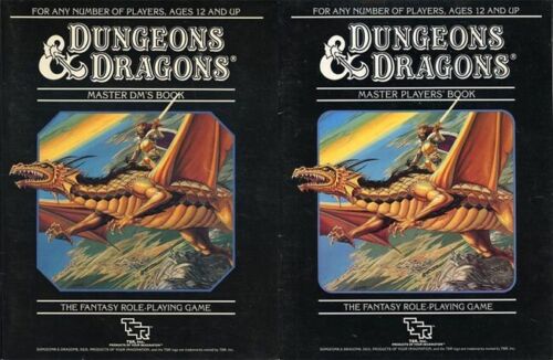 SET 4 MASTER RULES 1021 VGC! Unboxed Dungeons Dragons AD&D D&D TSR Box Dungeon - Afbeelding 1 van 6