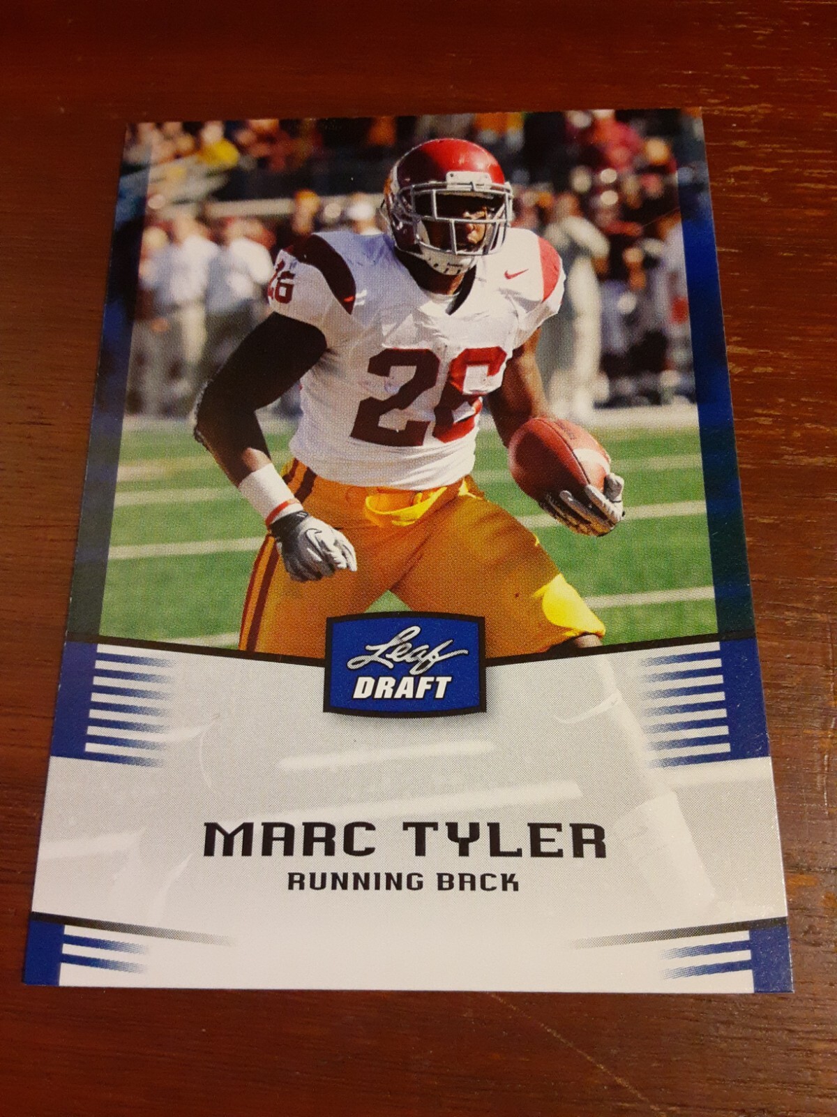 2012 Leaf Draft Blue #30 Marc Tyler USC Trogans NFL