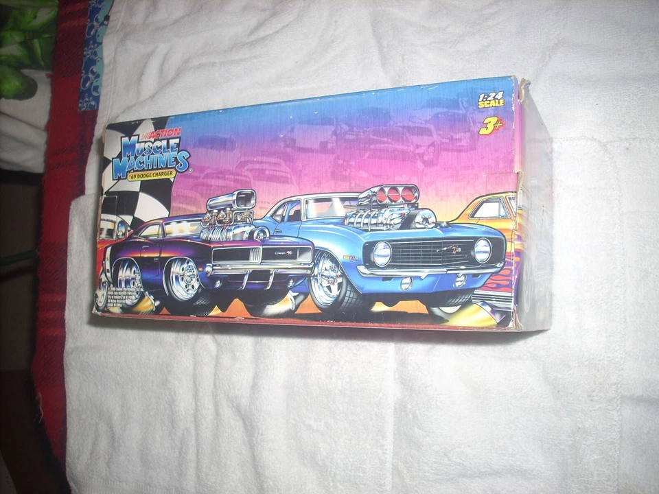 MUSCLE MACHINE'S RUSTY WALLACE #2 DODGE CHARGER, 1/24 DIE-CAST, SEALED, RARE !! - Image 2 of 2