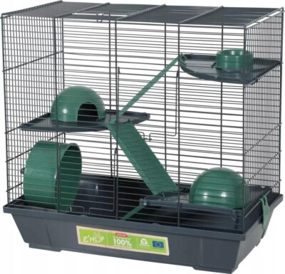 3336020051737 ZOLUX Cage EHOP for hamster triple 50 cm green