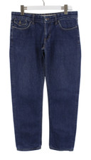DOLCE & GABBANA Very Tight Jeans Men's W34 Zip Fly Very Low Fade Effect Blue