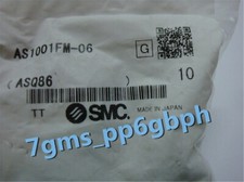2 PCS NEW SMC throttle valve AS1001FM-06