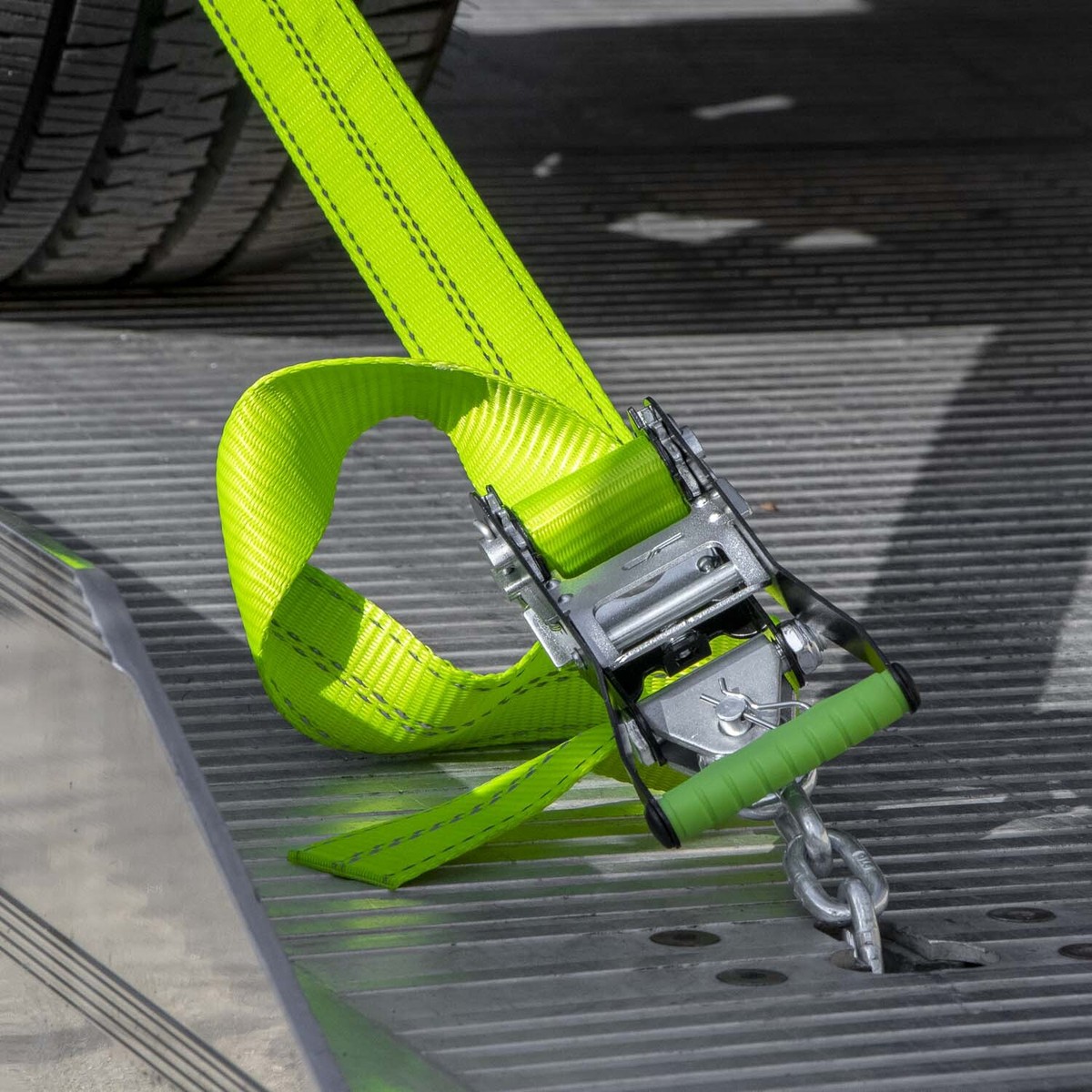 VULCAN 8-Point Vehicle Tie Down Kit with Snap Hook on Strap Ends and