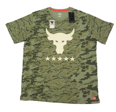 Under Armour Men's XXL Project Rock Veterans Day Show Your Work T-Shirt By Land