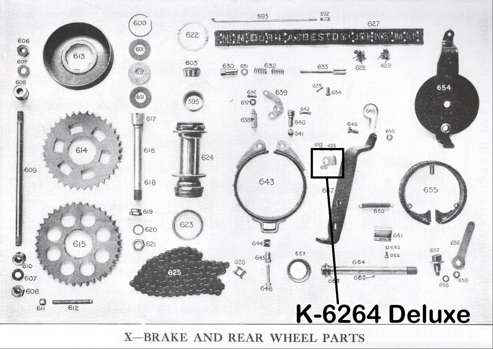 Henderson Deluxe KJ Super X Motorcycle Rear Brake Clevis Guide Antique Repro eBay