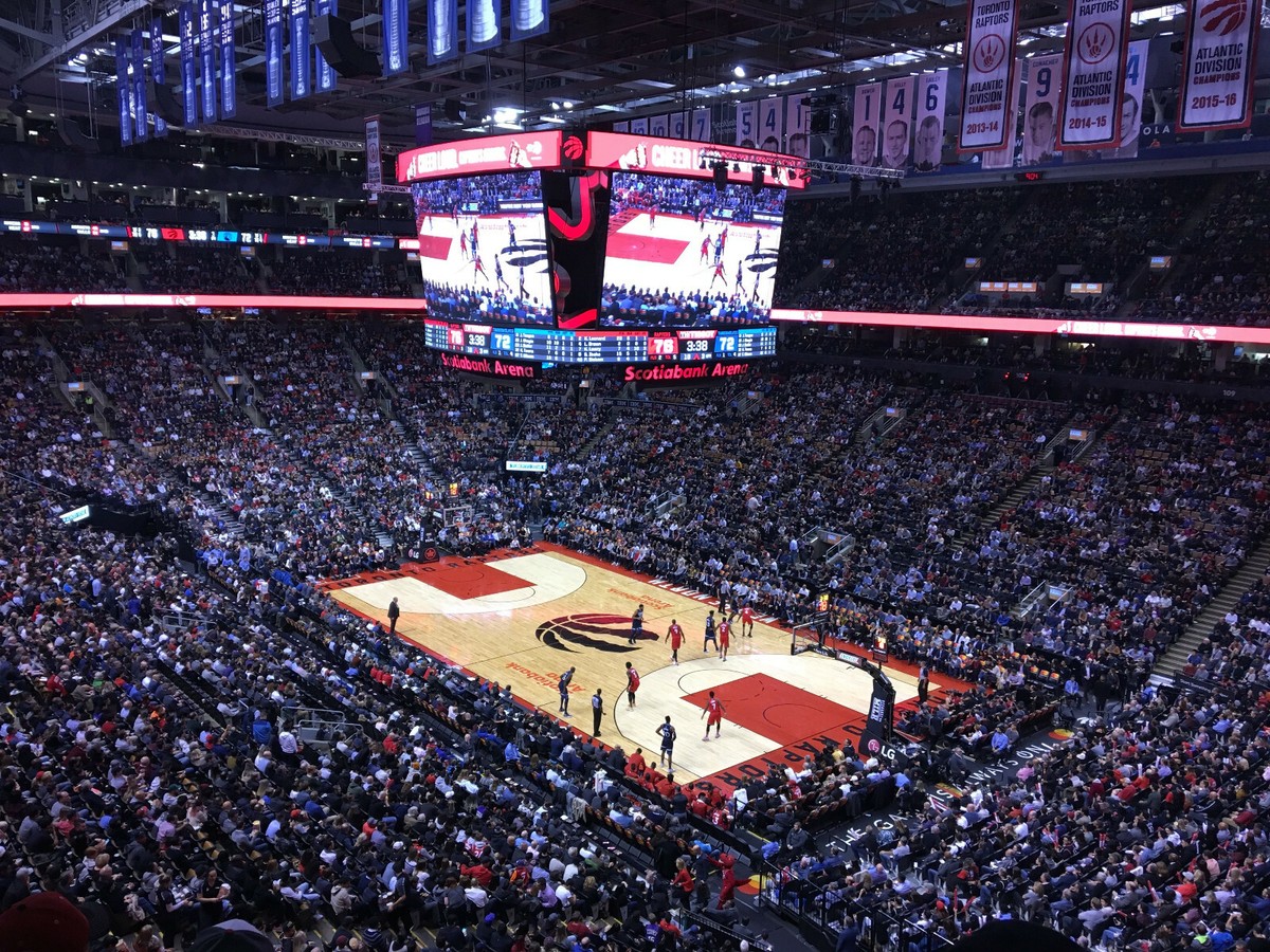 Toronto Raptors Scotiabank Centre (interior) 8x10 Color Photo