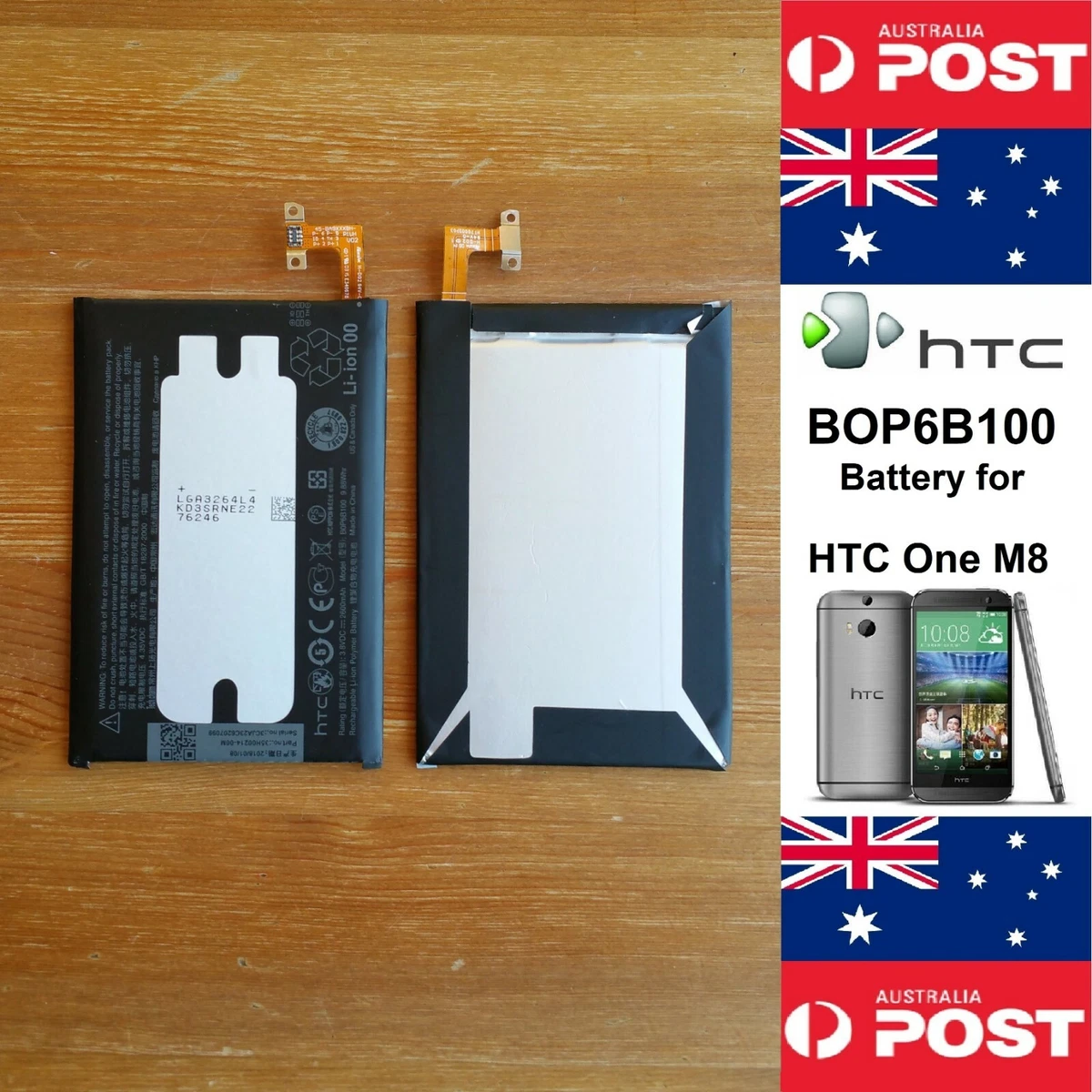 Batterie pour HTC 3.7V 1100mAh (TOPA160