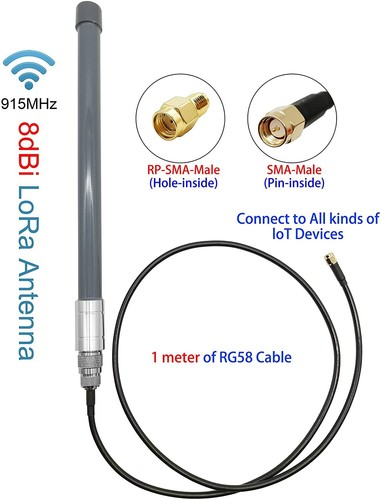 Antena helowa 5 DBi LoRa HNT 868 MHz Helium Miner STARF Bobcat Sensecap NOWA - Zdjęcie 8 z 12