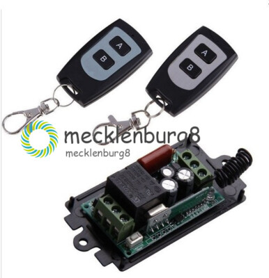 1-Channel 1CH 10A 220V Relay Wireless Remote Control Switch Transmitter Receiver