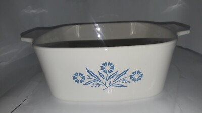 Vintage Corning Ware Blue Cornflower qt Casserole Dish No Lid