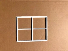 Garage Door Window Insert,  Wayne Dalton, Stockton I, White