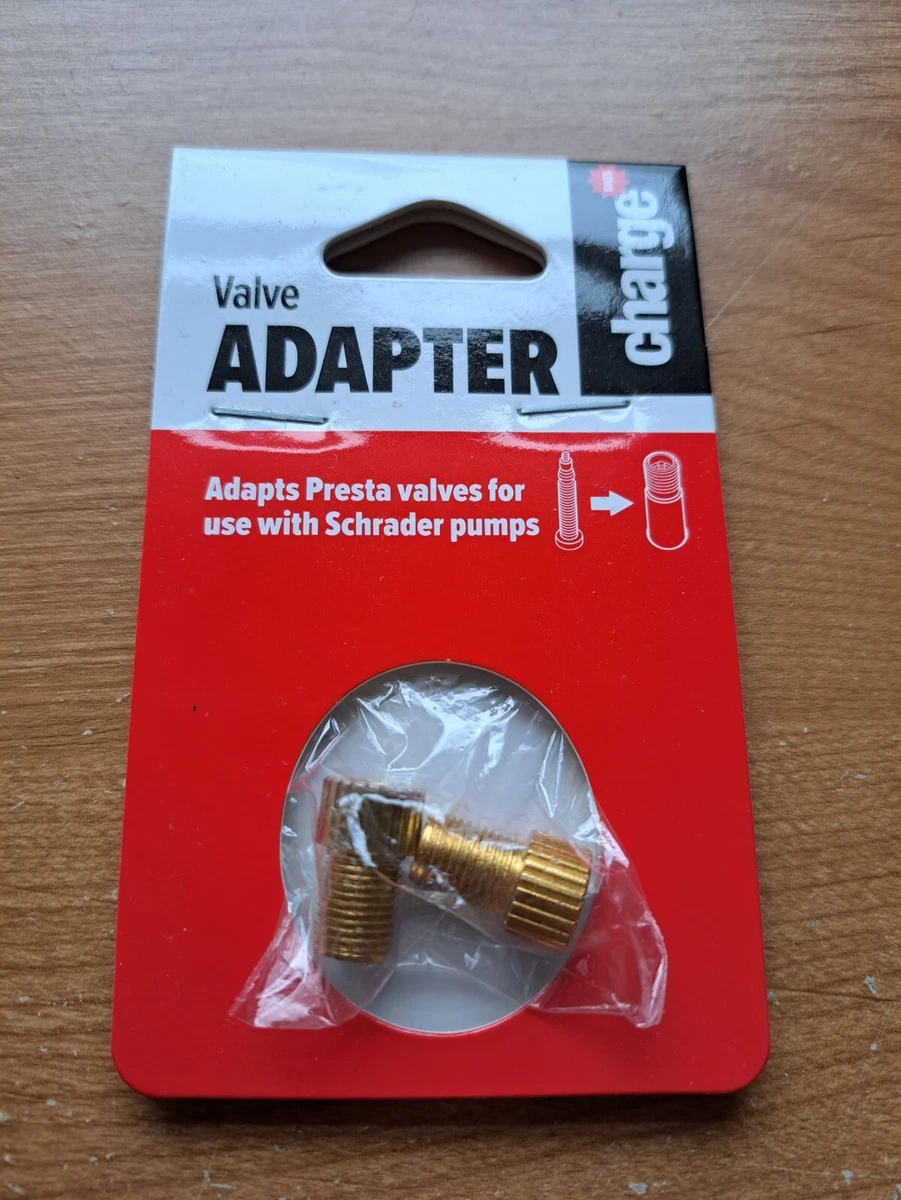 CHARGE Bike Valve Adaptor Convert Presta valve bike tubes to