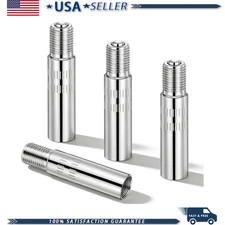 4pcs 39mm Silver Universal Tire Valve Stem Extenders Car Motorcycle Truck Bike 4pcs 39mm Silver Universal Tire Valve Stem Extenders Car Motorcycle Truck Bike