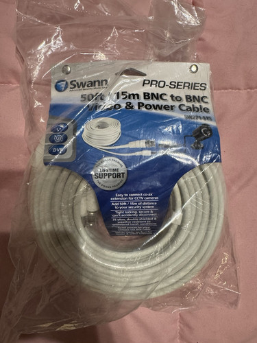 Swann Pro 50ft/15m BNC to BNC Video & Power Cable - SW271-S15