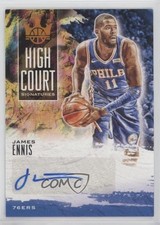 2019-20 Panini Court Kings High Signatures Citrine 23/49 James Ennis Auto 9ih