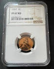 1957 Lincoln Wheat Cent PF 67 RD NGC