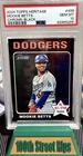 2024 Topps Heritage Chrome Black Mookie Betts PSA 10 13/75 No. 499 Dodgers