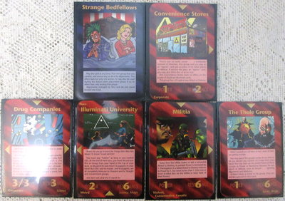 COMPLETE 125 ASSASSINS 1995 INWO Illuminati Cards PROMO ULTRA