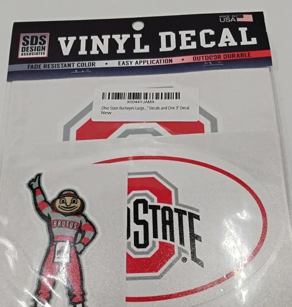 Ohio State Buckeyes 6 Premium Vinyl Decal Licensed NCAA Ohio State Buckeyes 6 Premium Vinyl Decal Licensed NCAA