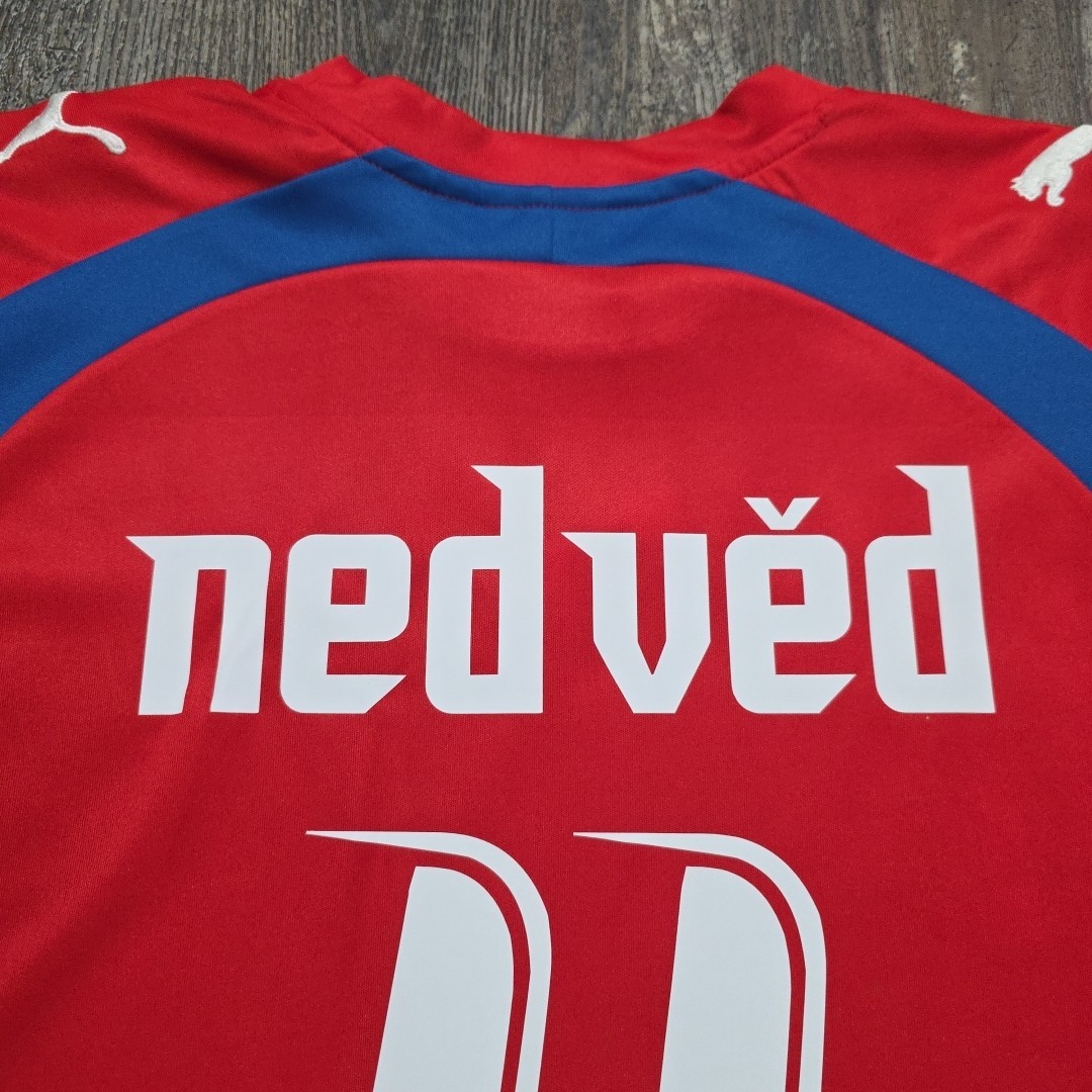 Maillot Vintage République Tchèque 2006 – Pavel Nedved #11, Puma, Taille M