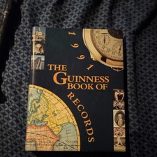 Guinness Book of Records by Guinness Hardcover 1991 Illustrated Facts On File