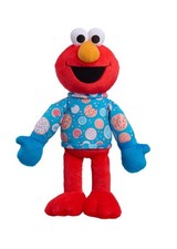 Sesame Street Elmo Holiday Plush Stuffed Animal 19.5" Blue Sweater Polyester
